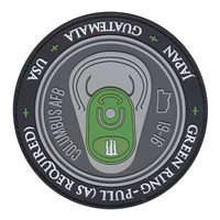 CB 19-16 Green Ring Pull PVC Patch