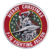 195 FS Merry Christmas F-16 Fighting Falcon Patch