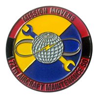 721 AMXS Mission Movers Challenge Coin