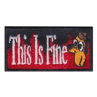 Fairchild Boom Operators This is Fine Fire Pencil Patch