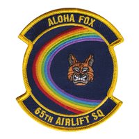 65 AS Aloha Fox Patch