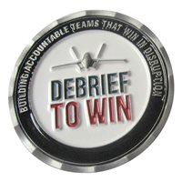 VMAX Group Debreif to Win F-22 Challenge Coin