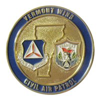 Vermont Wing CAP Challenge Coin 