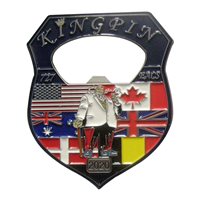 727 EACS Kingpin 2020 Bottle Opener Challenge Coin