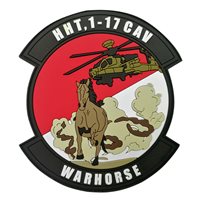 HHT 1-17 CAV Warhorse PVC Patch