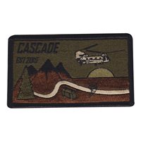 B Co 1-168 AVN Cascade Morale Rectangular Patch