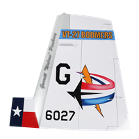 VT-27 T-6 Airplane Tail Flash