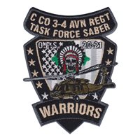 C Co 3-4 AVN Task Force Saber Patch
