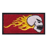 889 FTS Fire Skull Pencil Patch