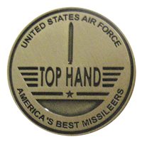 576 FLTS USAF Top Hand Bronze Challenge Coin