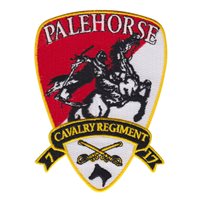 7-17 CAV Palehorse Patch
