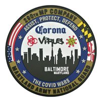 290 MP Co COVID Wars PVC Patch