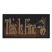 Fairchild Boom Operators This is Fine Fire Pencil OCP Patch