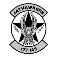 177 IAS Jayhawkers Gray Patch
