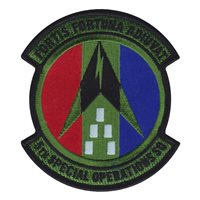 5 SOS Latin Motto Patch