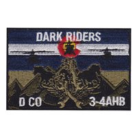 D Co 3-4 AHB Dark Riders Patch