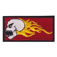 89 FTS Fire Skull Left Pencil Patch
