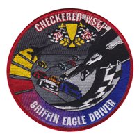 194 FS Griffin Eagle Driver Checkered Flag Patch