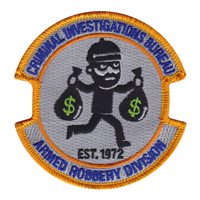 Baton Rouge Police Department - Armed Robbery Division Patch