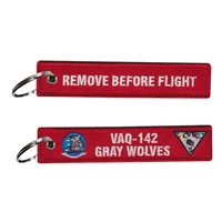 VAQ-142 Gray Wolves RBF Key Flag