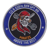B Co 628th ASB 28th ECAB Round Patch