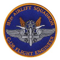 181 AS Texas ANG C-130 Flight Engineer Patch