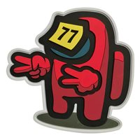 77 EFGS Among Us PVC Patch