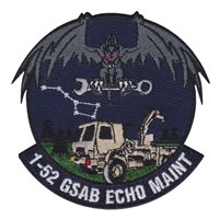 E Co  1-52 GSAB Maintenance Black Dragons Patch