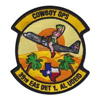 39 EAS Det 1 Al Udeid Cowboy OPS Patch