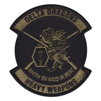 D Co 100 BN 442 IN Heavy Weapons OCP Patch
