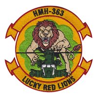 HMH-363 Lucky Red Lions Patch