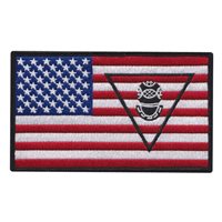 New Jersey State Police US Flag Patch