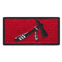 185 SOS Red Tomahawk Pencil Patch 