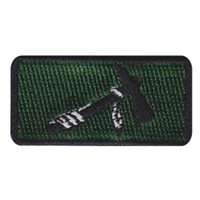 185 SOS Green Tomahawk Pencil Patch 