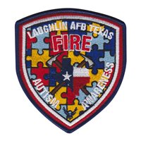 Laughlin AFB Fire Emergency Services Autism Awareness Patch