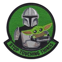 966 AACS Stop Touching Things Patch
