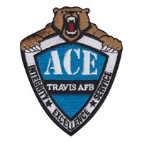ACE Travis AFB Golden Bears Patch