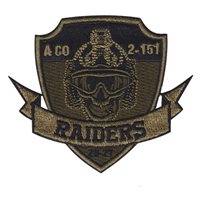 A Co 2-151 Raiders OCP Patch