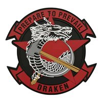 Draken Dragon Prepare to Prevail PVC Patch