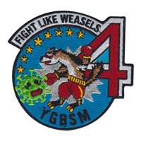 USAFA CS-04 Fight Like Weasels Patch