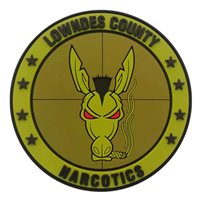 Lowndes County Sheriffs Office Narcotics PVC Patch 