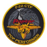 411 FLTS F-22 RAPTOR Top Performer Patch