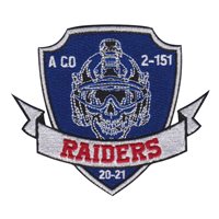 A Co 2-151 Raiders Patch