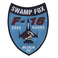 157 FS Swamp Fox F-16 3000 Hours F-16 Patch