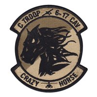 C Troop 6-17 CAV Crazy Horse OCP Patch