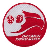 90 FS Dicemen Raptor Keeper Patch