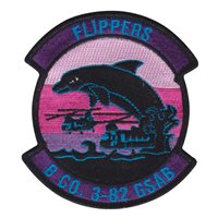 B Co 3-82 GSAB Flippers Patch