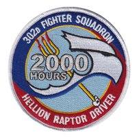 302 FS Hellion Raptor Driver 2000 Hour Patch