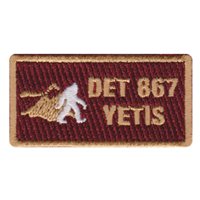 AFROTC Det 867 Norwich University Yetis Pencil Patch