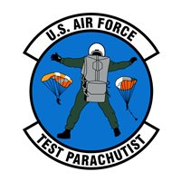 412 OSS Test Parachutist Patch